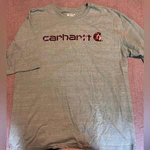 Carhartt Men's Heathered Teal T-Shirt